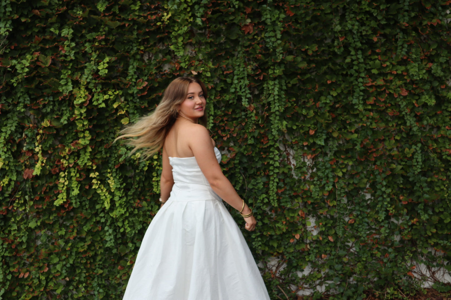 MORE TO COME Cambria Strapless Dress