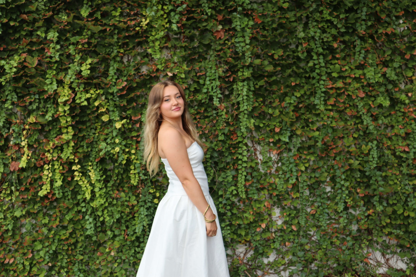 MORE TO COME Cambria Strapless Dress